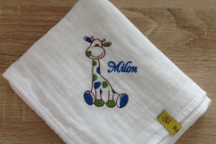 Spucktuch-Giraffe-Milon